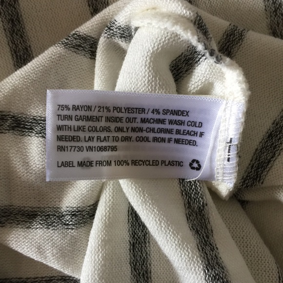 NWT A New Day Striped V Neck Top XXL B321 - Picture 7 of 7